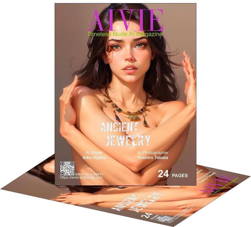 Aiko Kijima - Ancient Jewelry perspective covers - Aivie Nude Art Magazine