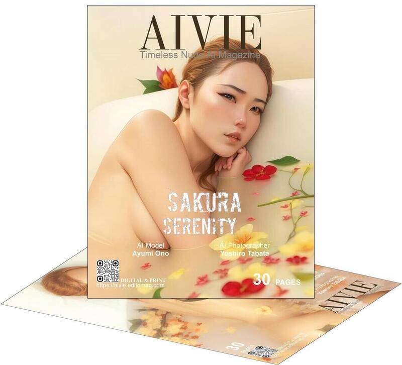 Ayumi Ono - Sakura Serenity perspective covers - Aivie Nude Art Magazine