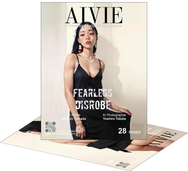 Shihiro Yamada - Fearless Disrobe perspective covers - Aivie Nude Art Magazine